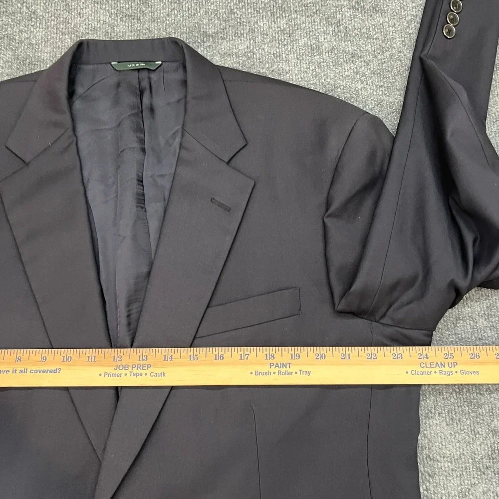 Brooks Brothers Country Club Loro Piana super 120s Black blazer jacket 48L